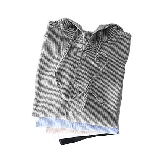 Camicia Estiva da Uomo Protezione Solare Anti-UV Manica Lunga con Cappuccio Coulisse Tinta Unita Monopetto Morbida Ampia Traspirante Cardigan Cappotto Top