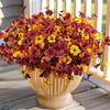 Fall Decor Eucalyptus Flower Bouquet DIY Floral Simulated Violet Bouquet  Valentine's Day Gift