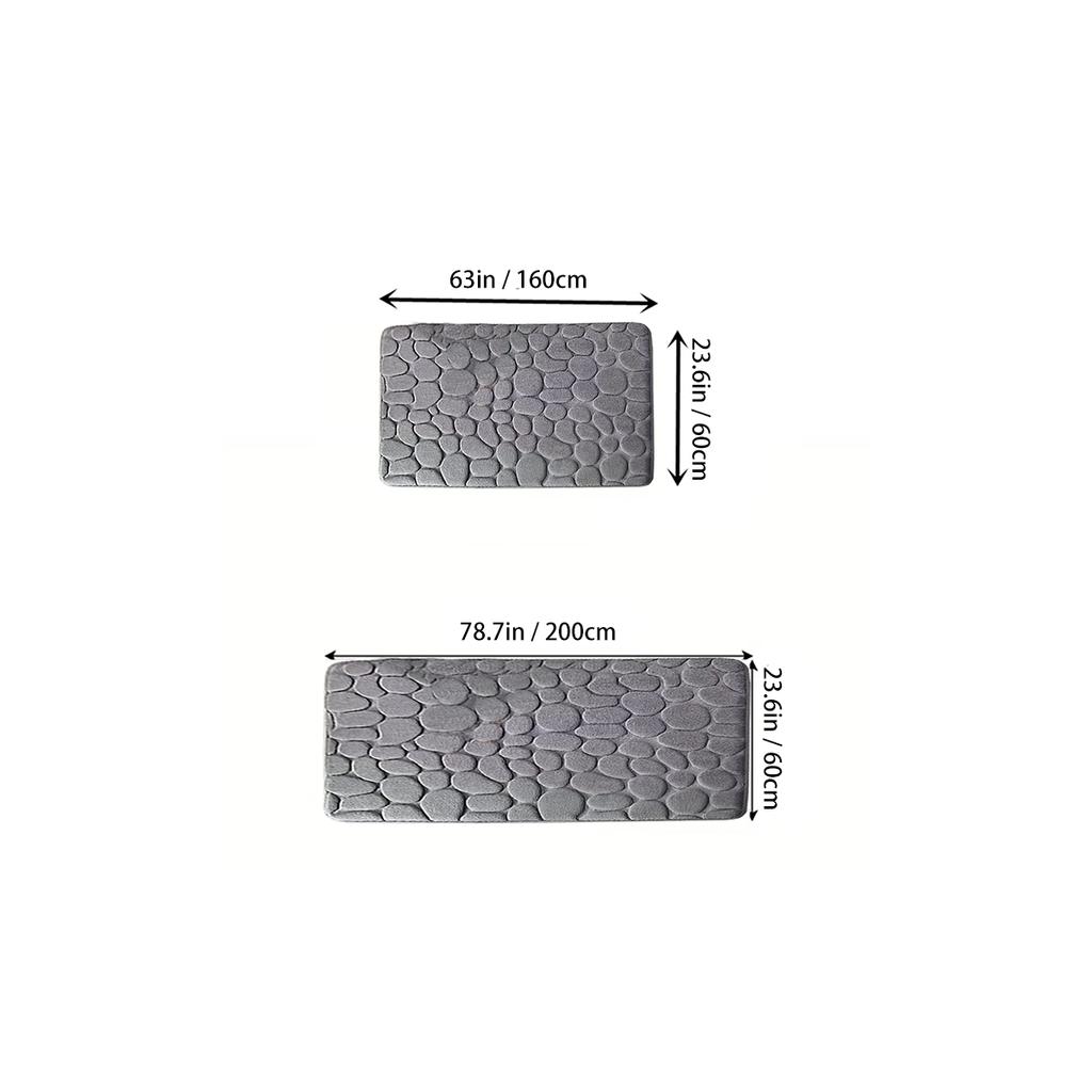 Laundry Room Long Thickened Non-slip Floor Mats Kitchen Decoration Stain-resistant Floor Mats Absorbent Floor Mats