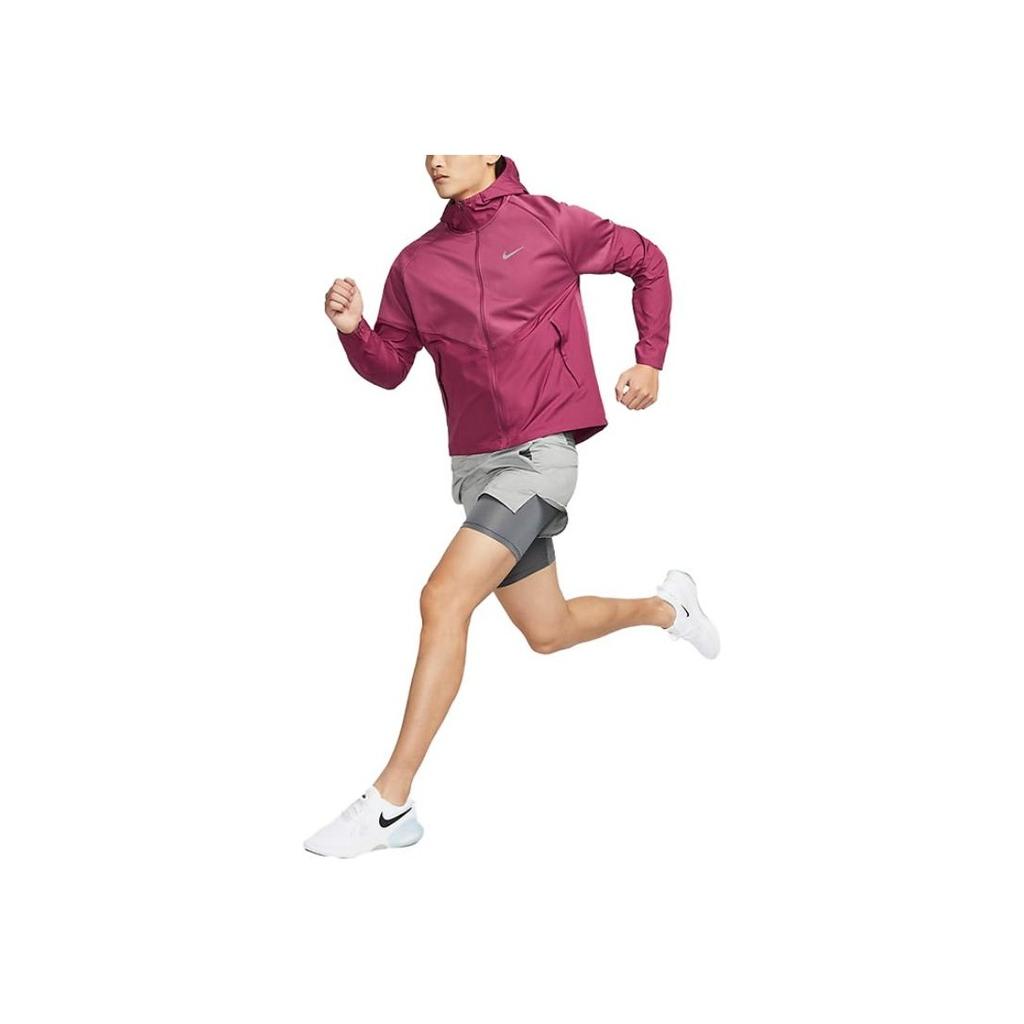 Nike Logo Knit Sports Jacket Men Outerwear Red DH6682-653