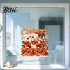 No Glue Glass Stickers 2027 Russian New Year Static Stickers of Goat PVC Window Decals for Clings Home and Shop Decoration Cute Lamb Pattern