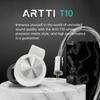 ARTTI T10 Equipped with Planar Drive HiFi Canal High Purity Copper Silver Plated Cable Ear Hanging Ergonomic Comfortable Light Listening To Earphones,