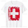 Super Swiss Proud Switzerland Flag T Shirts Man ShortSleeve Fashion Hipster T Shirt Clothing Casual Summer Basic Loose Tee