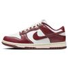 Nike Dunk Low top Skateboard Shoes Women's Burgundy FJ4555-100(Team142-XBOS)