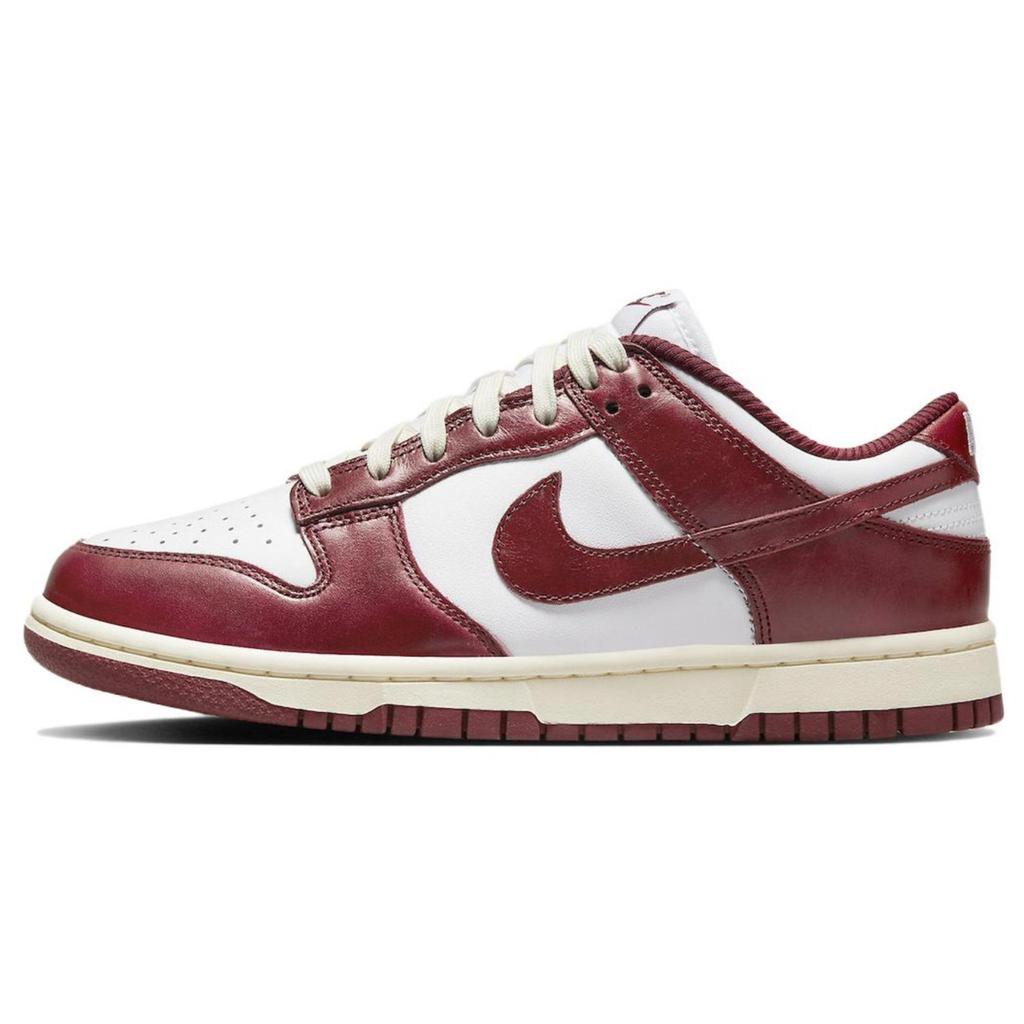 Nike Dunk Low top Skateboard Shoes Women's Burgundy FJ4555-100(Team142-XBOS)