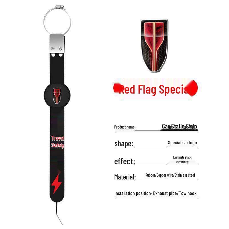 Anti-Static Car Grounding Strap for Exhaust Pipe Static Removal