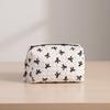 Fashion Bowknot Print Bow Makeup Bag Large Capacity Storage Pouch Coin Purse Skincare Bag Toiletry Storage