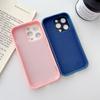 Camera Larger Window Display Phone Case For Iphone 14 12 13 Pro Max 11 14 Plus Silky Silicone Hit Color Microfiber Lining Cover