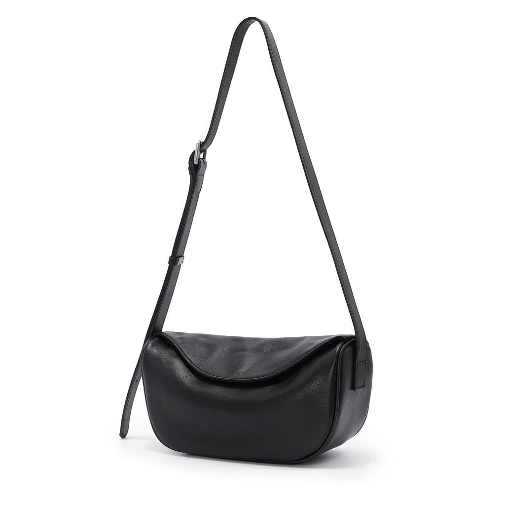Top-Selling Women's Retro Genuine Leather Shoulder Bag - Casual, High-End Commute Crossbody Style