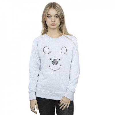 Womens/Ladies Winnie The Pooh Winnie The Pooh Face Sweatshirt