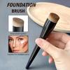 1Pcs Flat Top Foundation Brush Contour Angled Blush Brush Professional Makeup Brushes For Liquids Creams