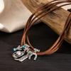 Vintage Leather Necklace