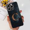 For iPhone 16 Pro Max iPhone16 Pro Fashion Initial Letter Case For iPhone 16Pro 16ProMax Clear TPU Soft Silicone Phone Cases