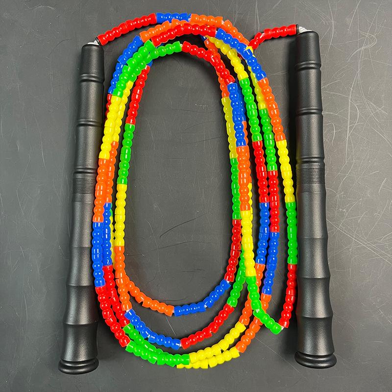 Manufacturer Wholesale Bamboo-joint Jump Ropes for Adults, Children, and Students with Fitness Patterns, Suitable for Beginners