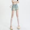 Unique Classic Versatile Youthful Skirt Pants Day High Waist Bustier Skirt Versatile A-line Package Hip Skirt Ladies Summer Fashion Denim Short Skirt