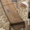 Braune Holztür Stein Ziegel Retro durchsichtige Fenstervorhänge für Wohnzimmer Küche Kinder Schlafzimmer Tüll Voile Hängevorhang