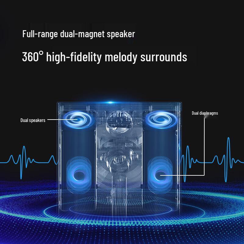 Duiban Peninsula Mini Bluetooth Speaker YE01 CN plug (adapter included)