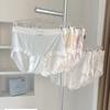 Women's Summer Ultra Thin Ice Silk Breathable Extended Crotch Waist Triangle Briefs