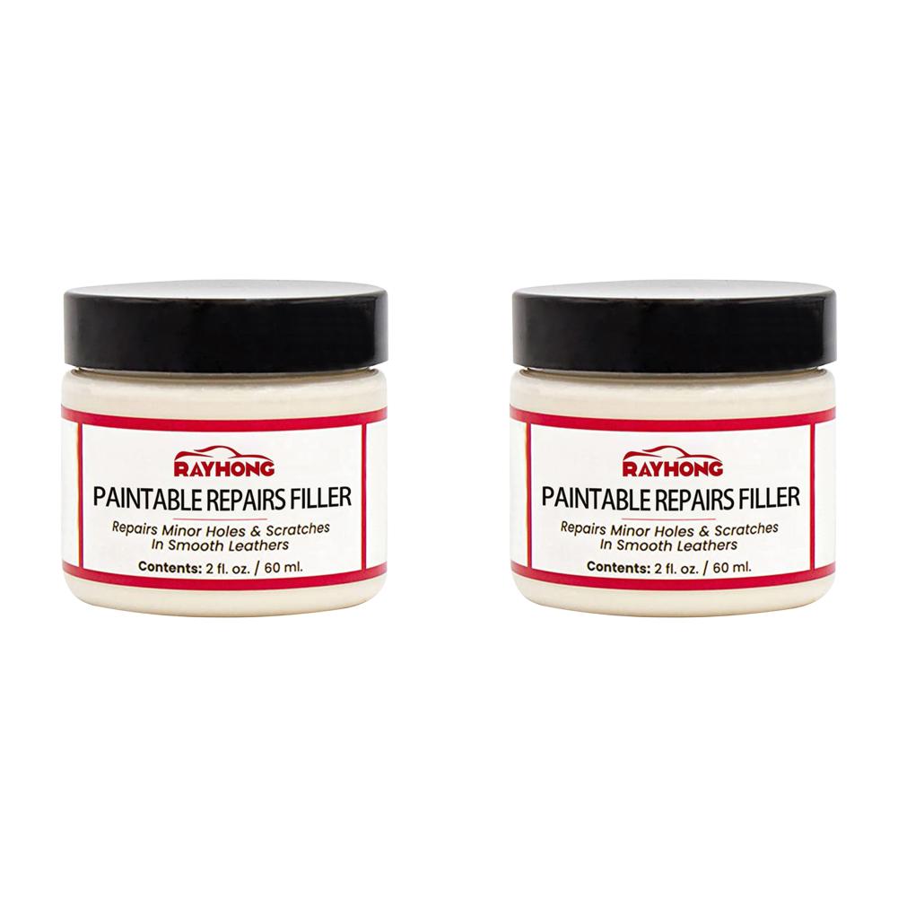60/20ml Leather Repair Filling Paste Compound Leather Restoration Cream Seat Leather Maintenance for Tears Crack Burns Holes
