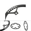   53T CNC Aluminum Alloy Mountain Bike Single Crank Chain   Repair Parts (Black)