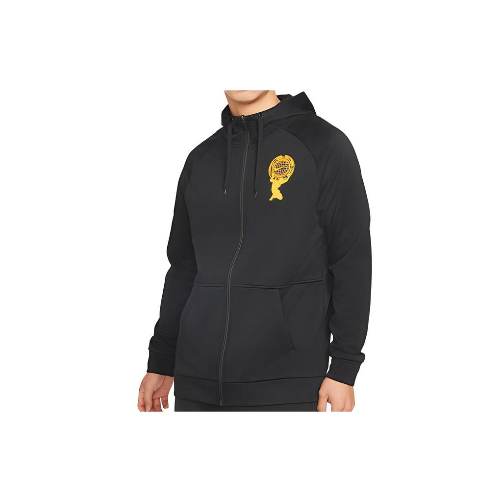Nike Therma Full-length zipper Cardigan Training hoodie Black Men's CV7734-010