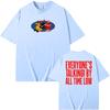 Everyones Talking Ringer TShirt Back All Time Low Summer Same As Official Website Tees 100Cotton High Quality Round Neck