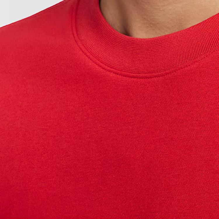 New Nike Club SS25 Sweatshirt Men's University Red IB8825-657