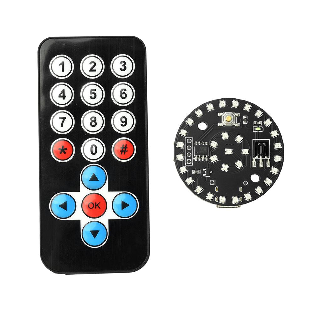 

Infrared Remote LED Light with 9 Colors Type C Powered DIY Night Light Memory Function for Model Ambiance Decoration