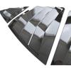 New 2pcs Racing Side Rear Quarter Window Louvers for Toyota Camry 9th 2025 2026 (Glossy Black 4pcs)