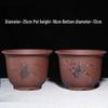 Extra Large Purple Clay Tall Flower Pot 2025 - Cylindrical Ceramic Design