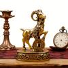Metall Schaf Statue Skulpturen Dekorative Tierfiguren Tischplatte Ornament Symbole Reichtum Karriere Hausdekorationen
