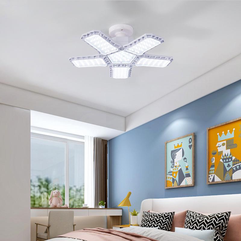 King Kong Folding Leaf UFO LED Bulb E27 Screw Lamp for Home and Garage