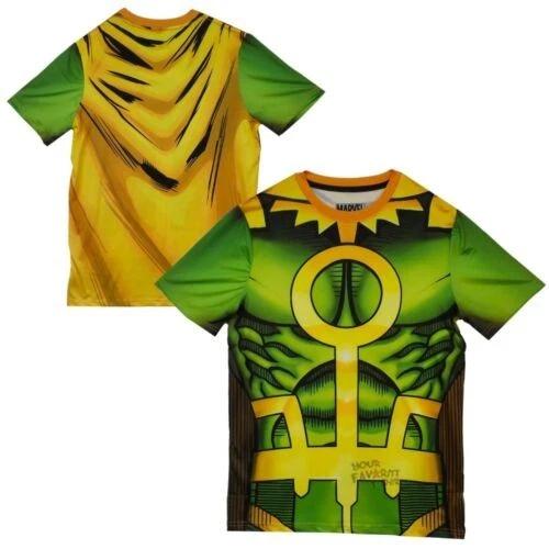 Loki Costume Marvel Comics Sublimation Allover Print Children s T-shirt 120