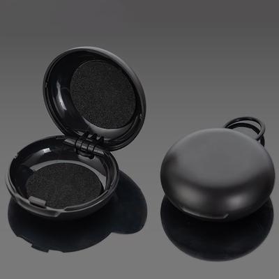 Round Soundproof Earplug Box Mini Portable Plastic Earplug Storage Box Sleeping Earplug Craft Jewelry Earring Organizer
