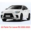 Stainless Steel Rear Door Panel Horn Speaker Cover For Lexus RX 350 350h 450h+ 500h   2024 Trim 2Pcs Round Accessories