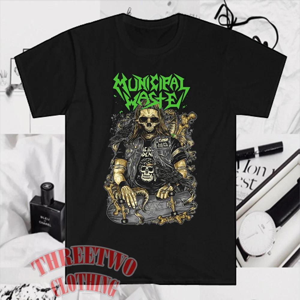 Municipal Waste Massive Aggressive Men s Black Size S to 5XL 3XL