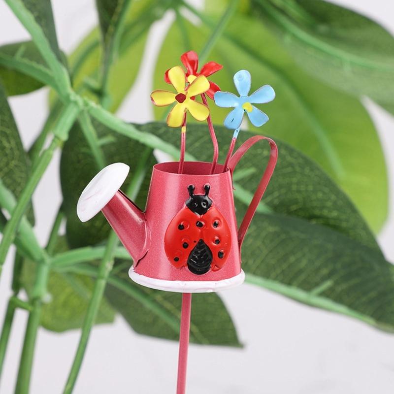 Vaso de Flores Estacas de Jardim Decoração Casa Estacas de Pássaros Metal Arte de Quintal Enfeites para Mãe Presente de Dia das Mães Decoração Interna Externa