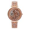 Hot Sale Fashion Full Diamond Leopard Women's Watch Women's Watch with Diamond Rhinestone Women's Watch Spot