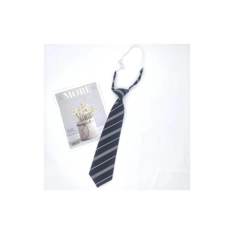 Jk Style Children Striped Tie With Cotton Material For School Uniforms
