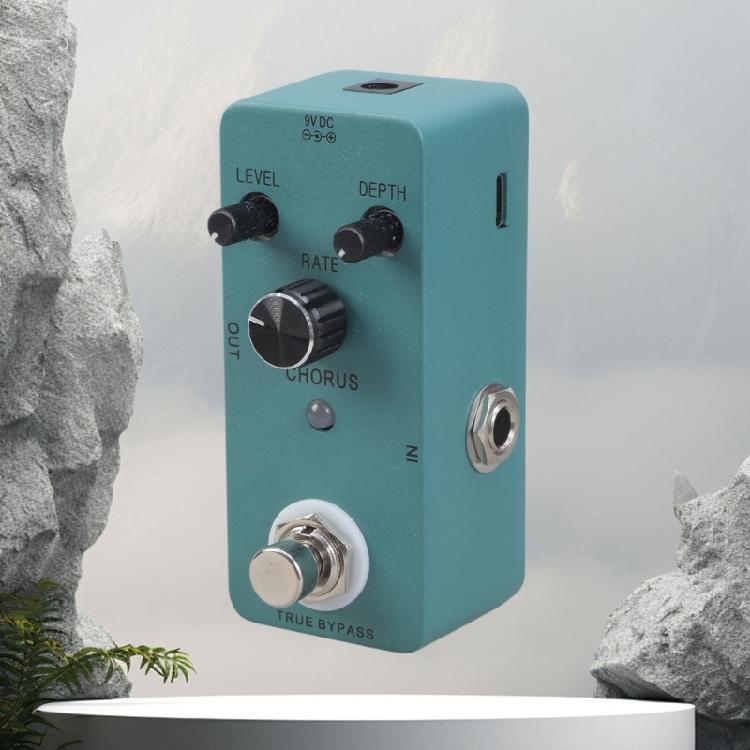 Analog Chorus Pedal for Guitar Featuring Level Depth Rate Control Full Metal Shell Analog Chorus Guitar Effects Pedal