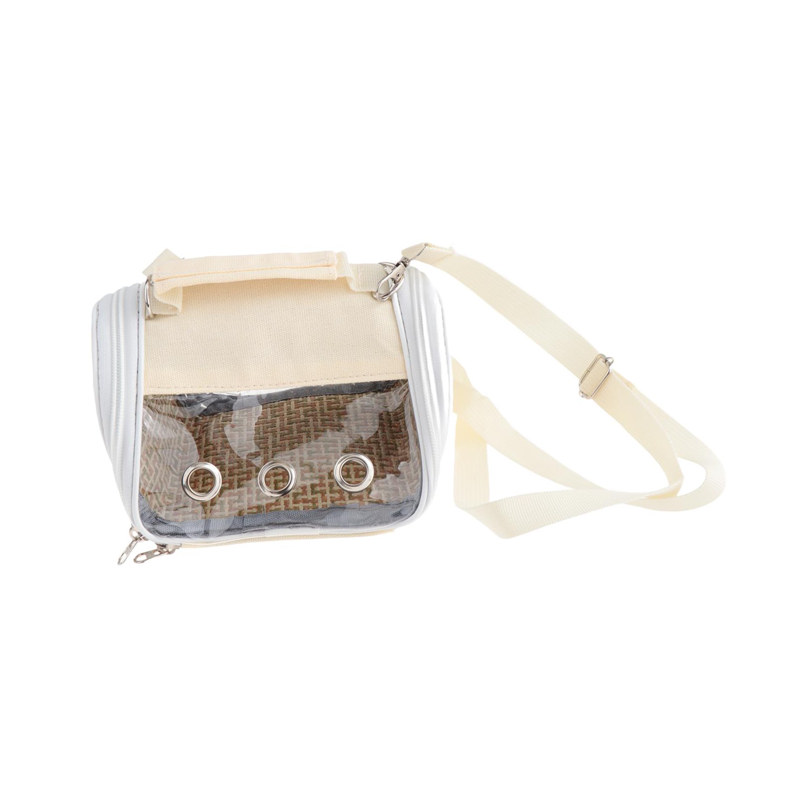 Bird Carrier Small Animal Carrier Lightweight Portable Breathable Transport Bag жёлтый