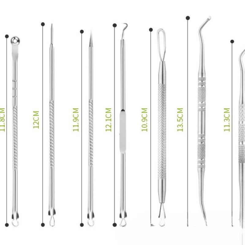 Německá ultrajemná č. 5 buněčných pupínků Pinzeta s klipem na černé tečky Beauty Face Health Salon Speciální odstraňovač černých teček na akné