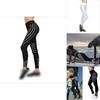 High Waist Women Leggings Reflective Strip Workout Trousers Yoga Pants Sport Fitness Sexy