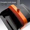 2Pcs/Set Long Handled Dustpan Brush Set with Built-In Comb Teeth 180 Degree Swivel Ergonomic Design Broom Dustpan Set