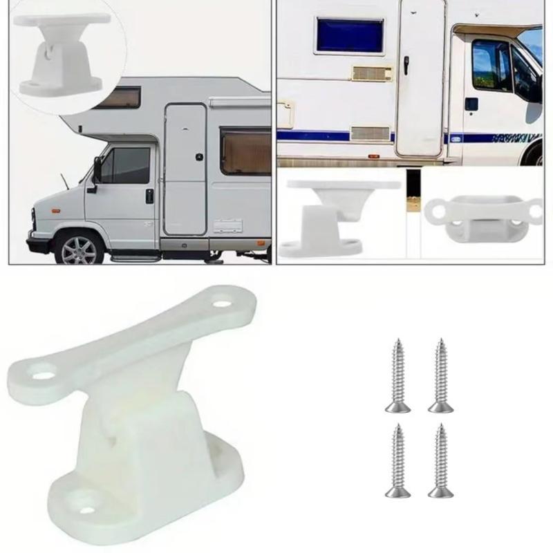 Quick Install RVs Door Stoppers Low Noise Operation Retainer Holder Plastic Construction for Outdoor Use
