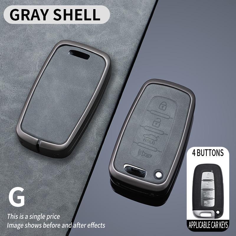 Premium-Schlüsselhülle für Beijing Hyundai: Passt für Langdong, IX35, Verna, Elantra, i30, Sonata 8 - Luxus-Accessoire für Herren