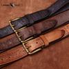 Genuine Leather Belt for Men and Women Retro Pure Cowhide Jeans Belt Korean Style Trendy Genuine Leather Versatile Universal