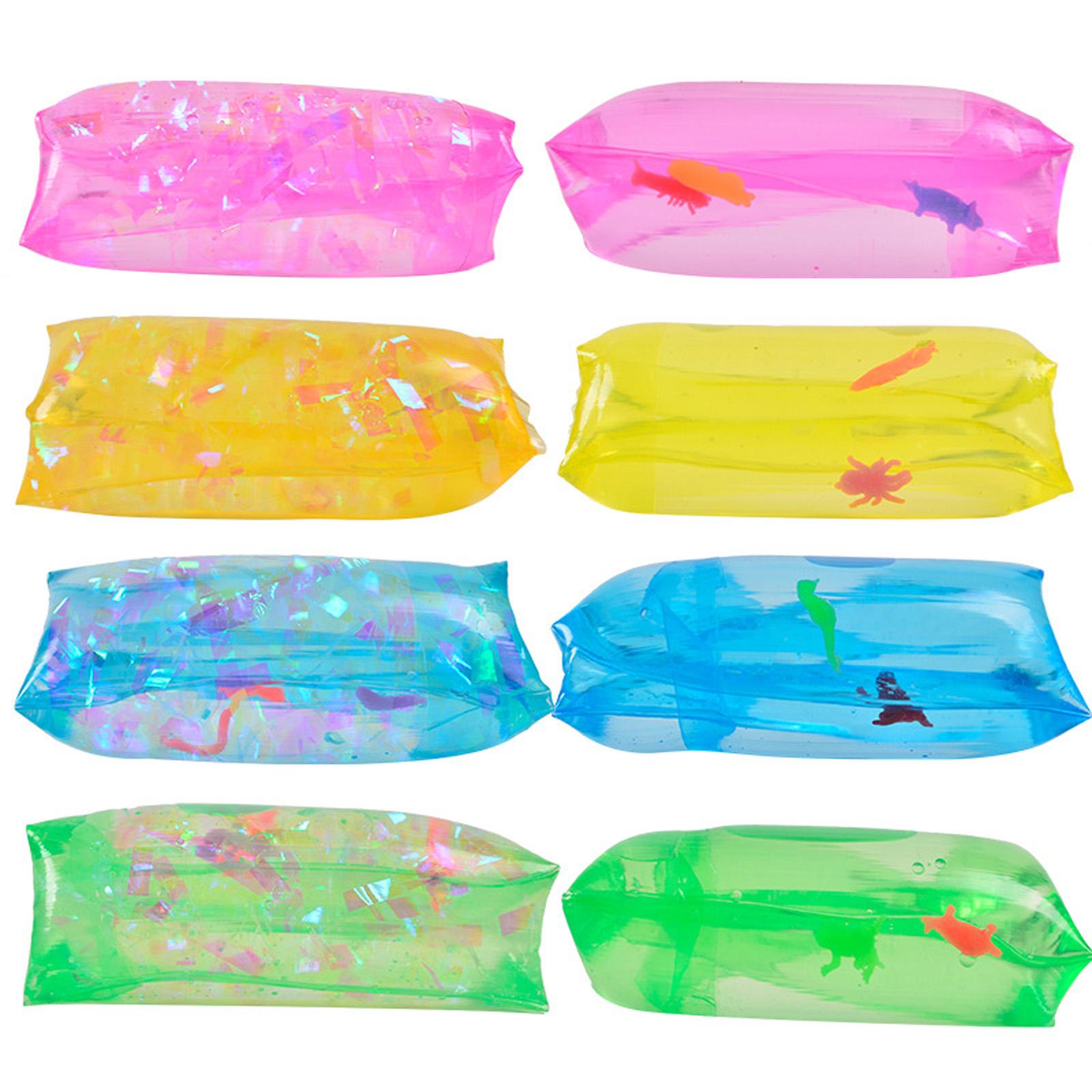 Stretchable Water Snake Tube Toy Soft Sensory Fidget Toy for Kids and Adults Stress Relief Hand Exercise Play Gift One Size