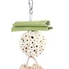 Funny Parrot Tongcao Ball Bird Chewing Toy Bird Supplies Parrot Relief Decompression Puzzle Toy Rattan Ball Molar Bite Toys