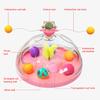 Indoor Multi-Function Cat Toy Track Ball Feather Interactive Catnip Toys for Kittens Turntable Cat Puzzle Toy Funny Interactive
